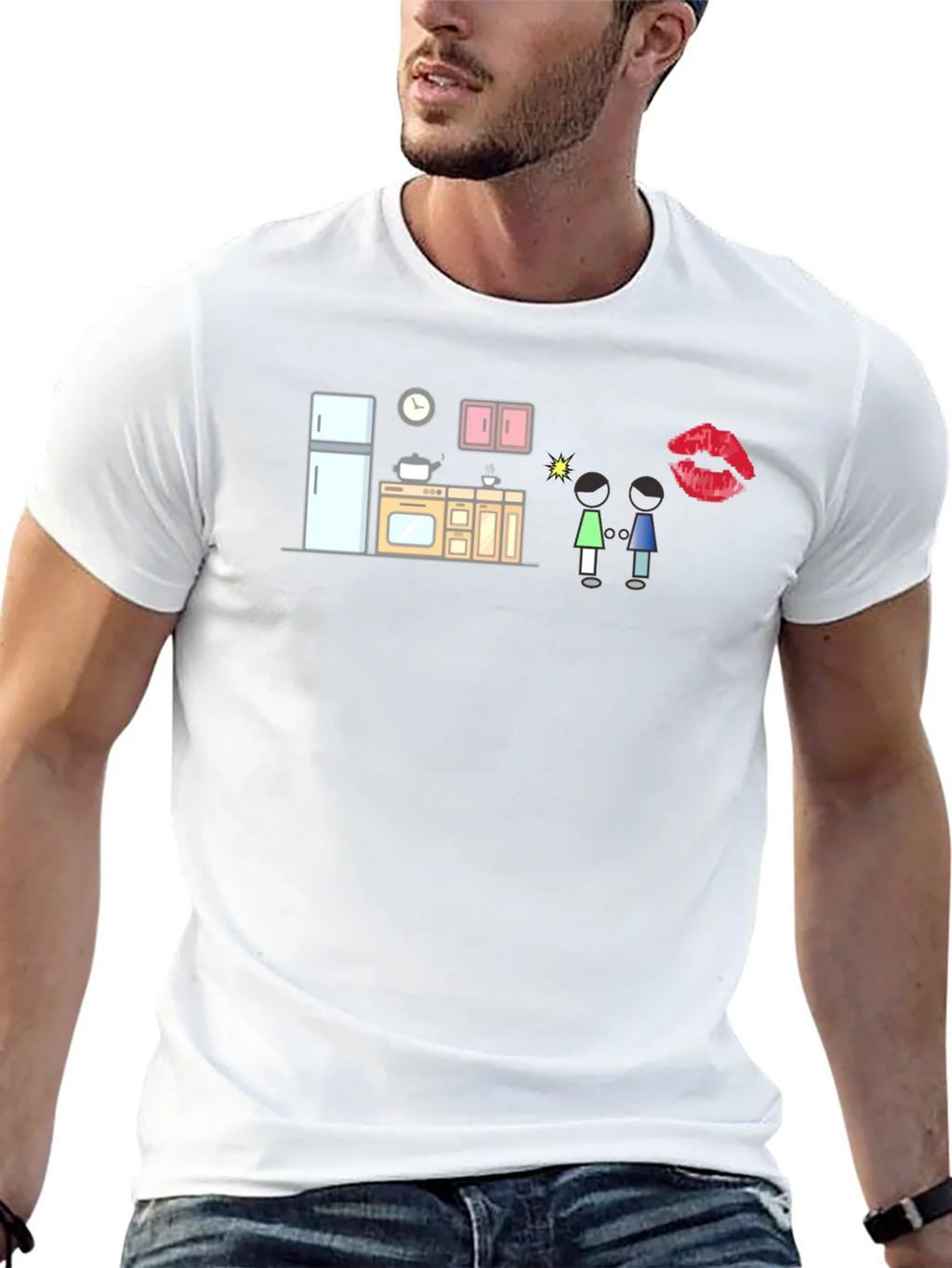 Quirky Kitchen Graphic Tee - Black product image 10