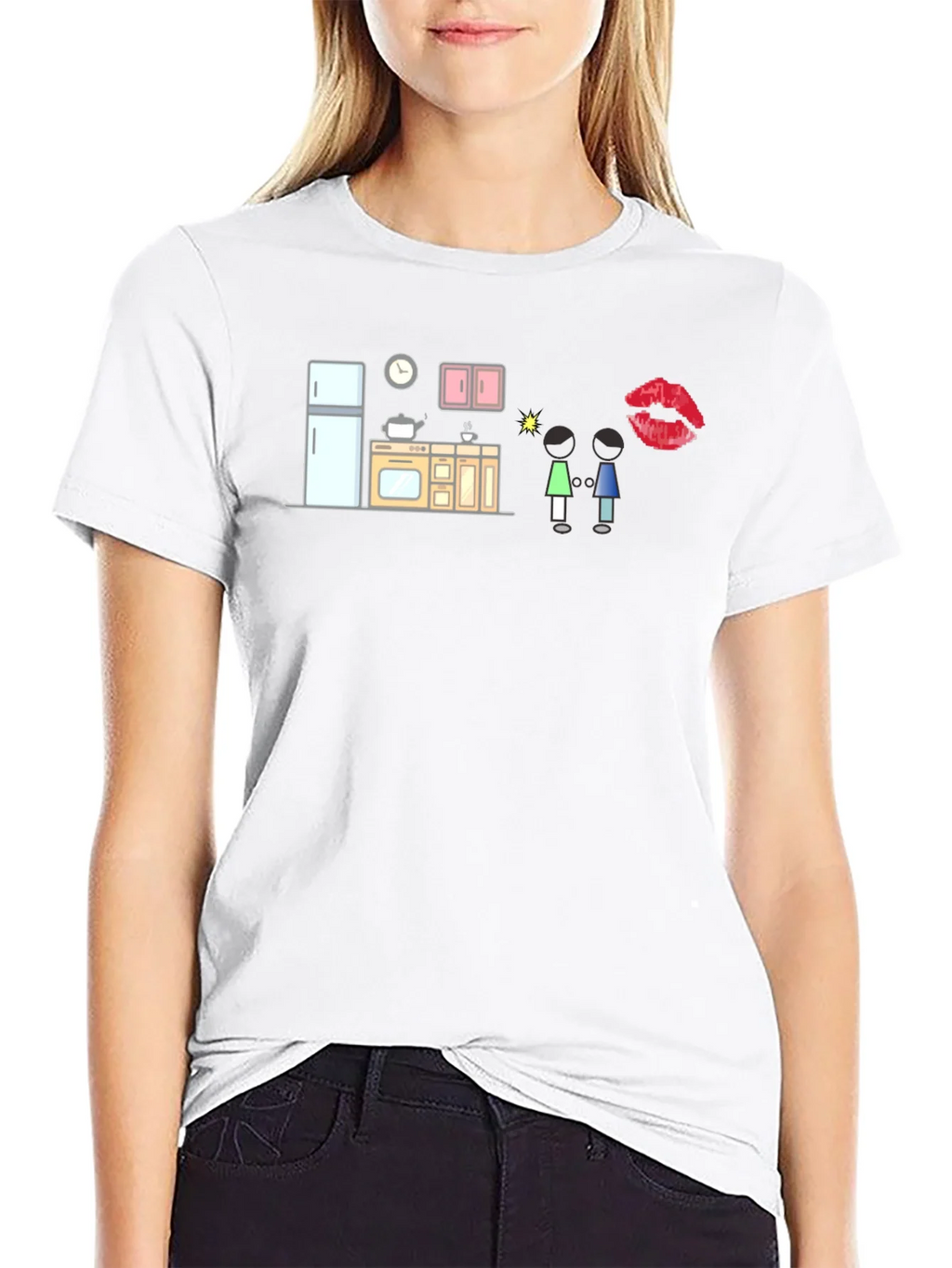 Quirky Kitchen Graphic Tee - Black product image 7