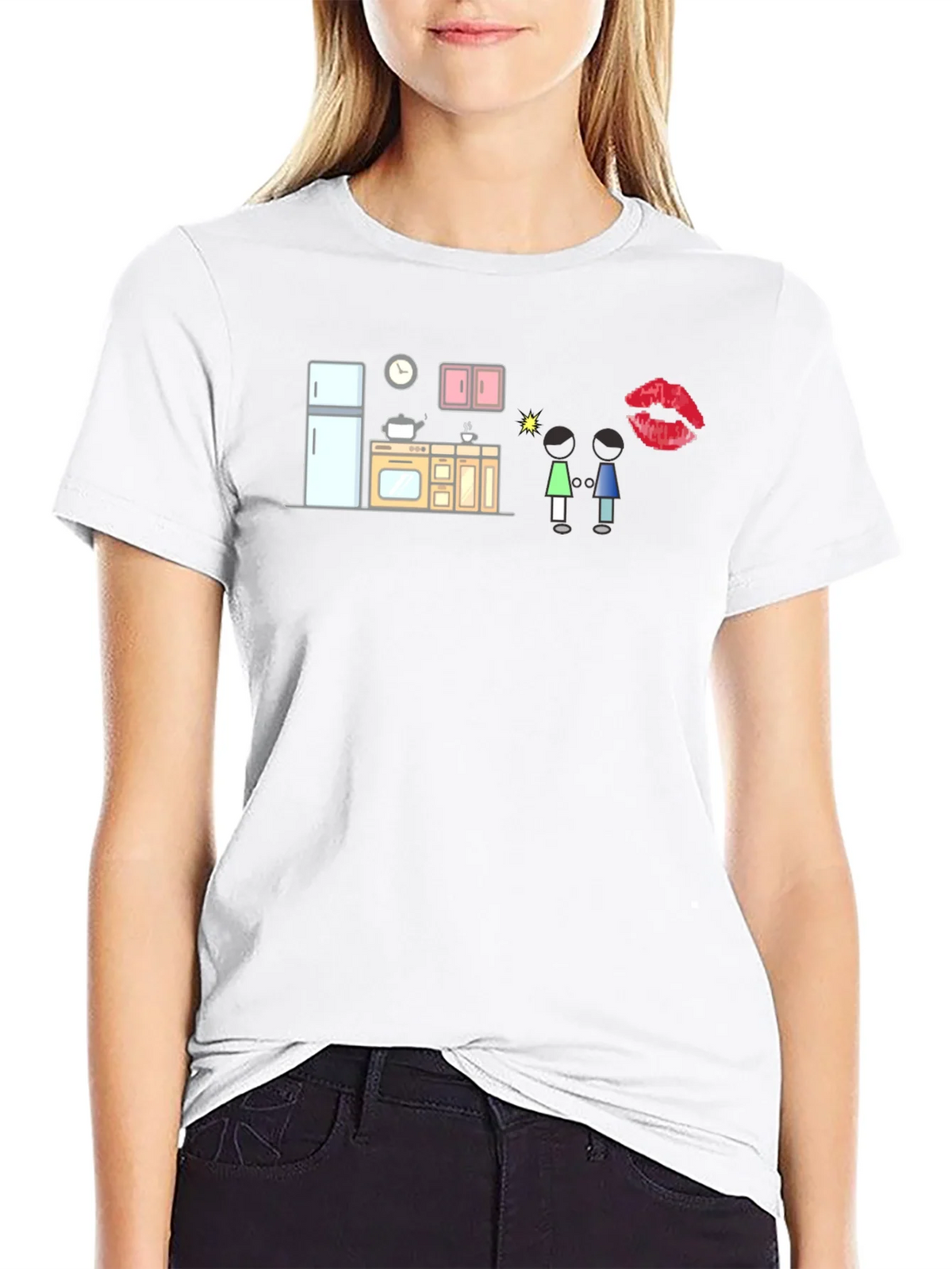 Quirky Kitchen Graphic Tee - Black product image 7