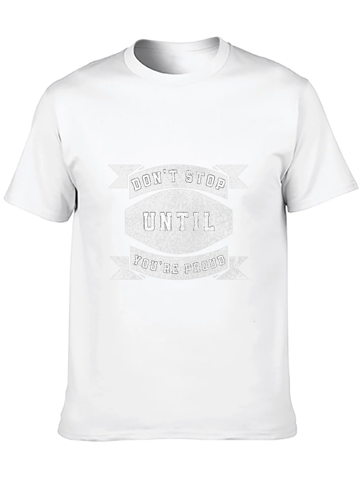 Motivational Dont Stop Black T-Shirt product image 9
