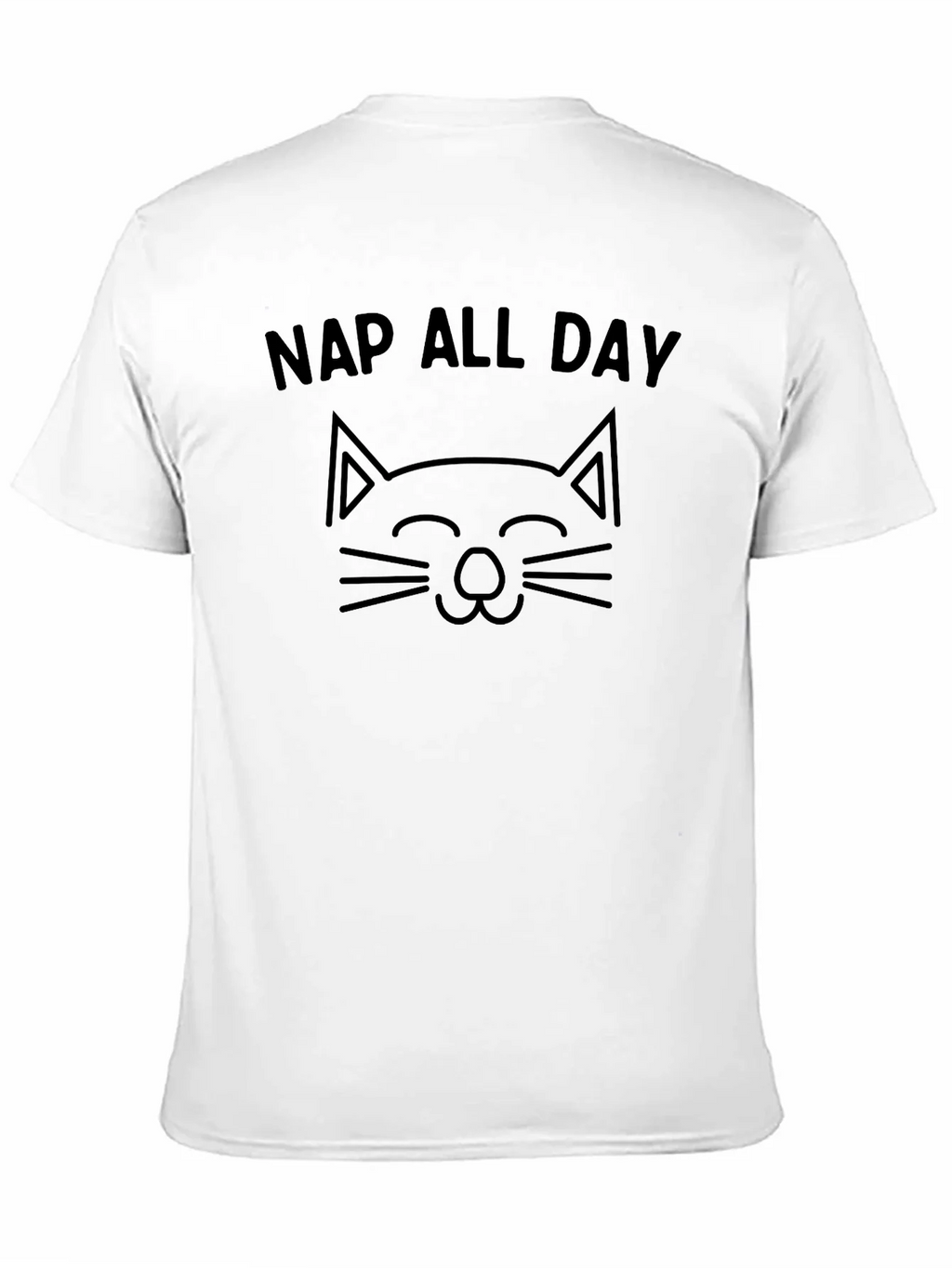 Nap All Day Cat Graphic T-Shirt - Soft Cotton Tee product image 8