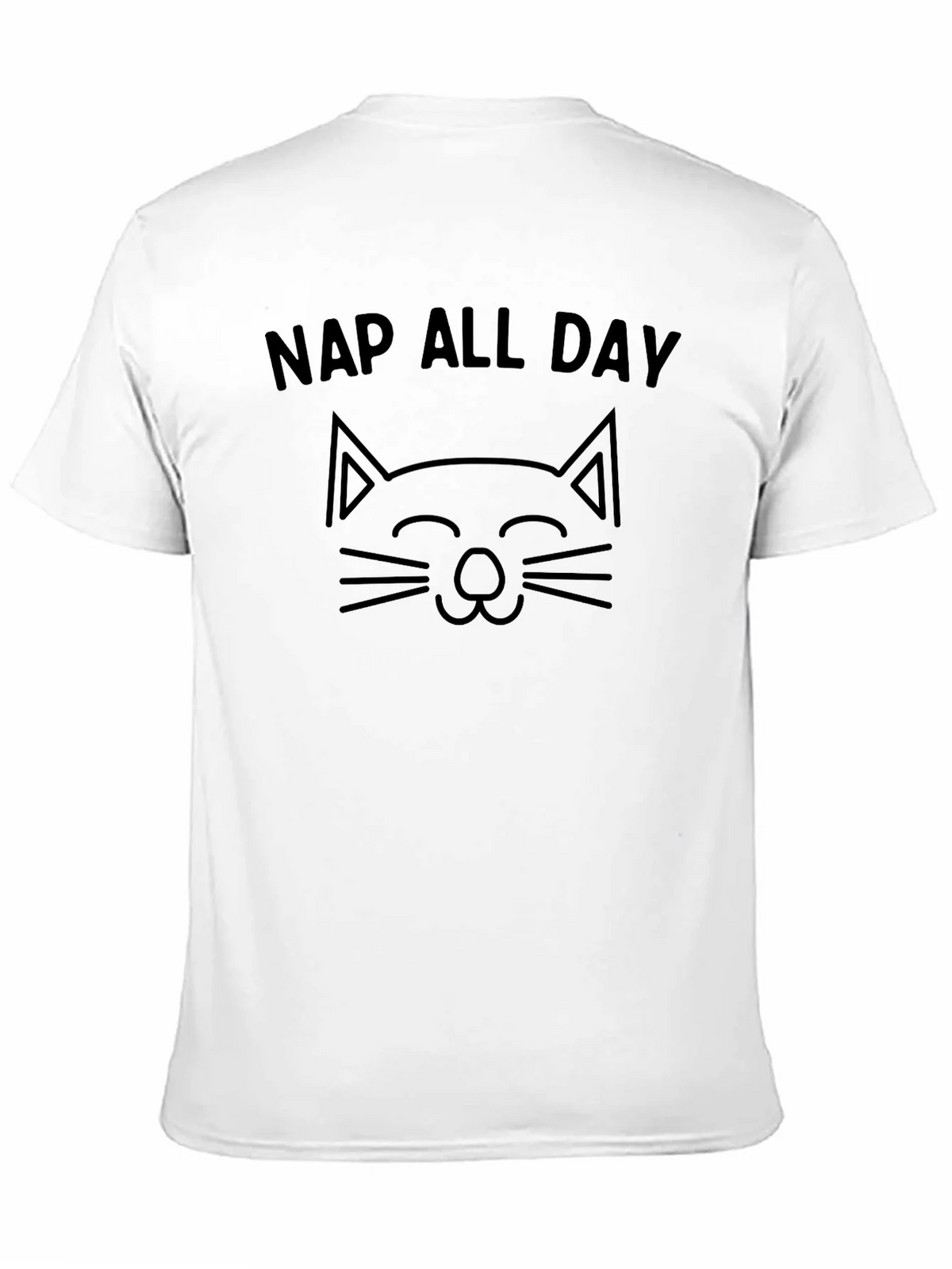 Nap All Day Cat Graphic T-Shirt - Soft Cotton Tee product image 8
