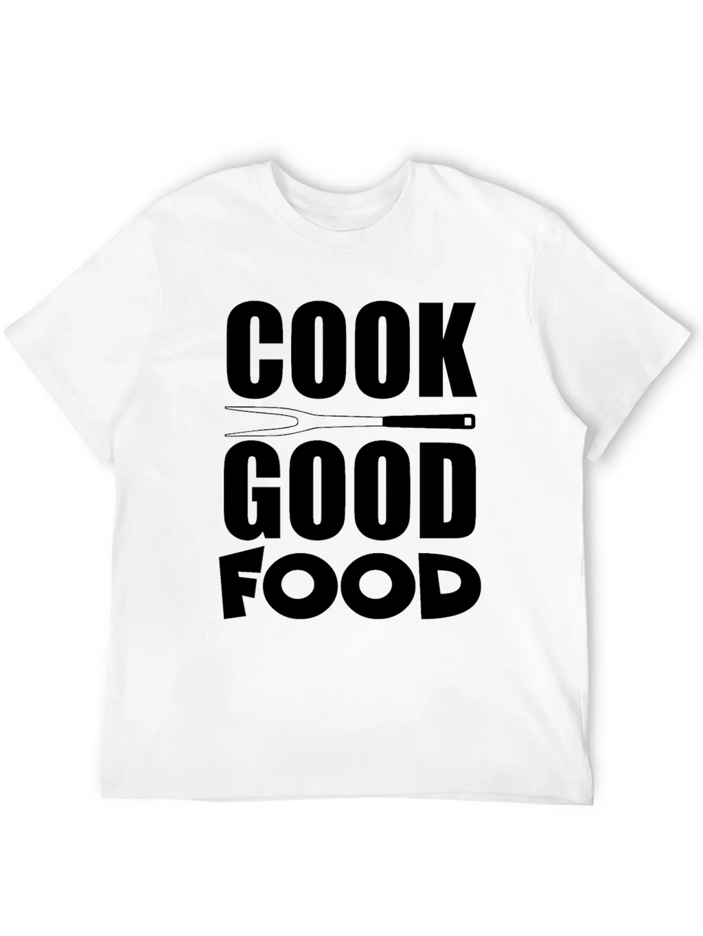 Cook Good Food Graphic Tee - Black Casual T-Shirt product image 7