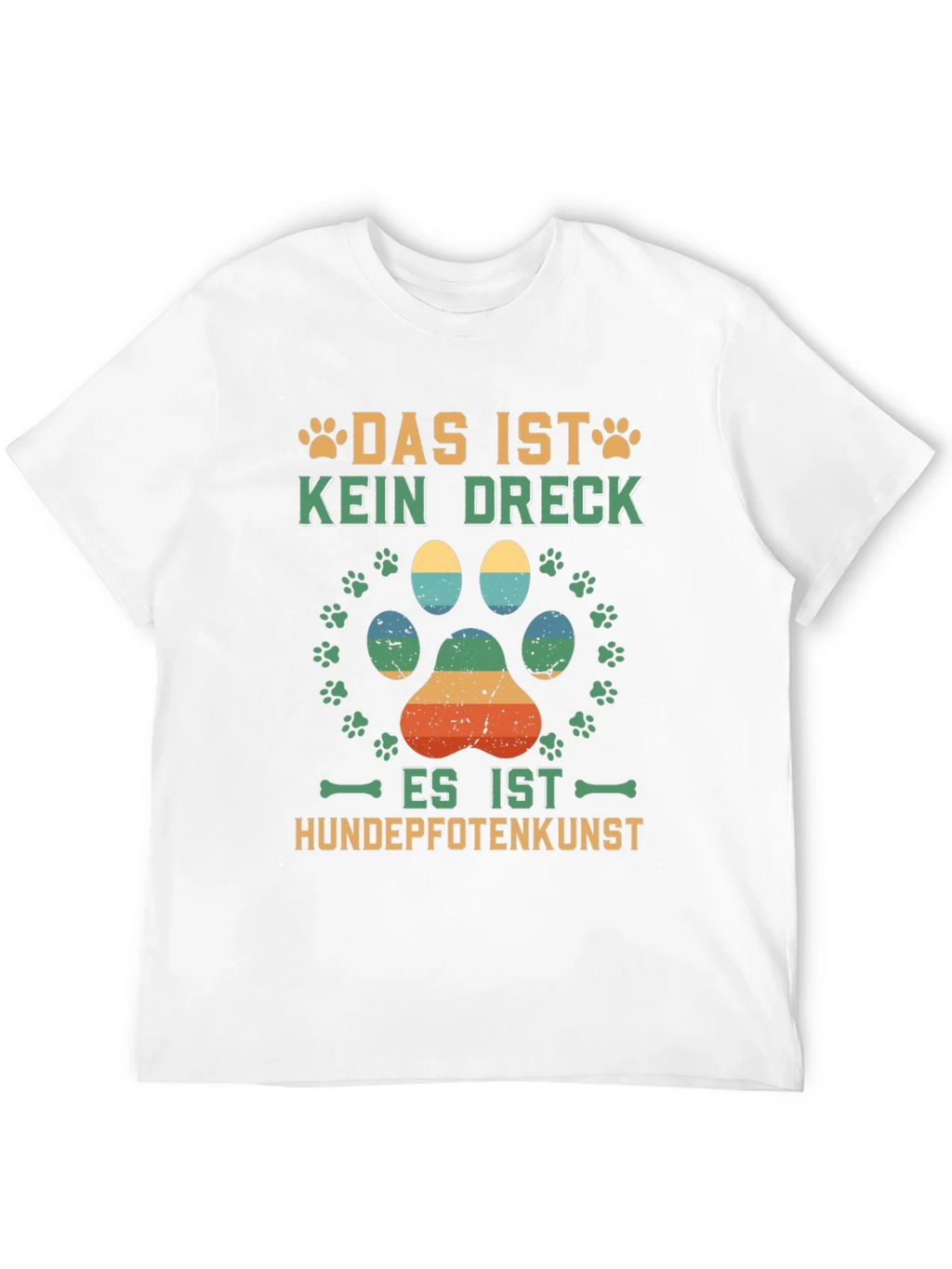 Dog Paw Print T-Shirt - Hundepfotenkunst product image 7