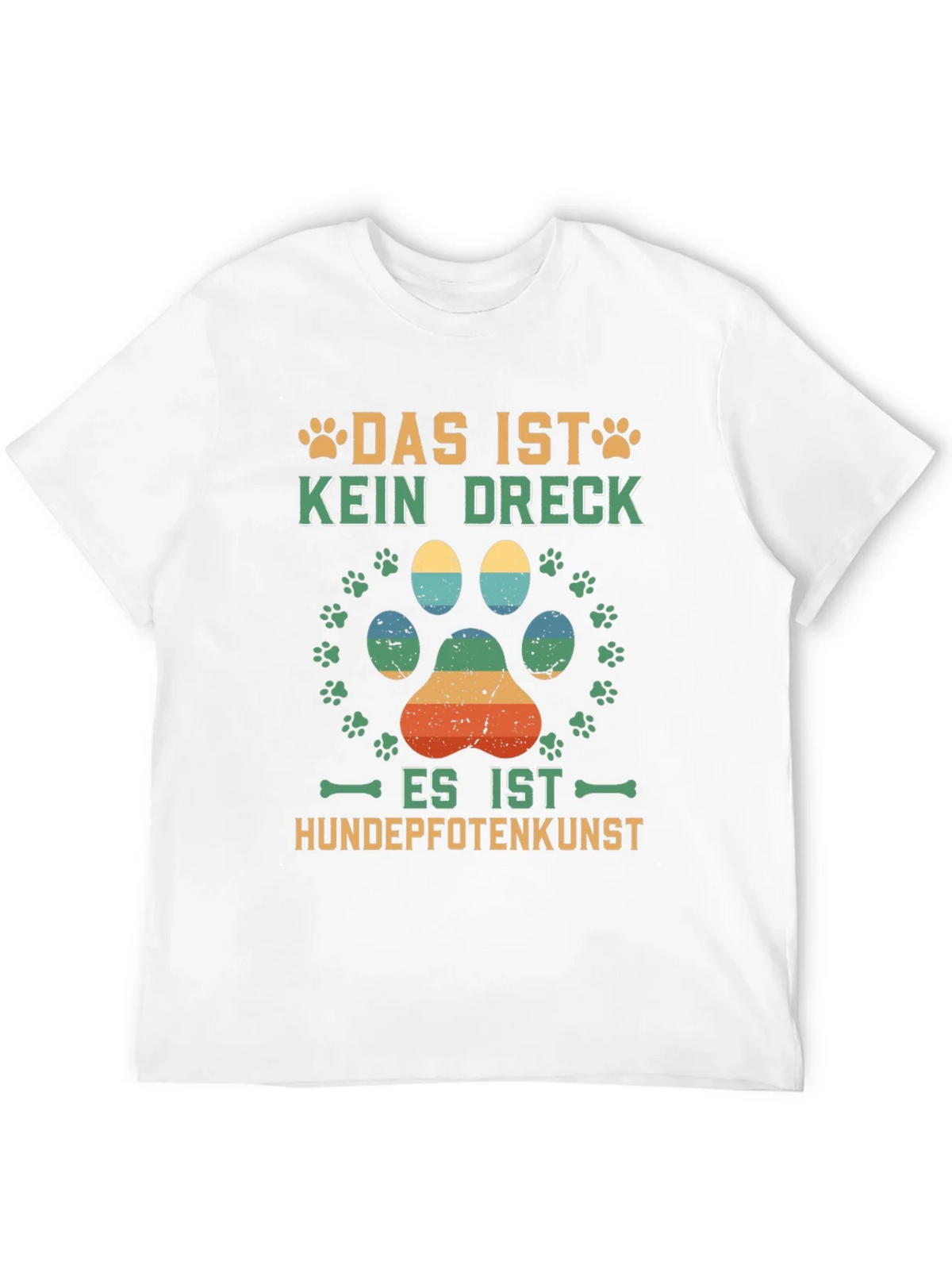 Dog Paw Print T-Shirt - Hundepfotenkunst product image 7