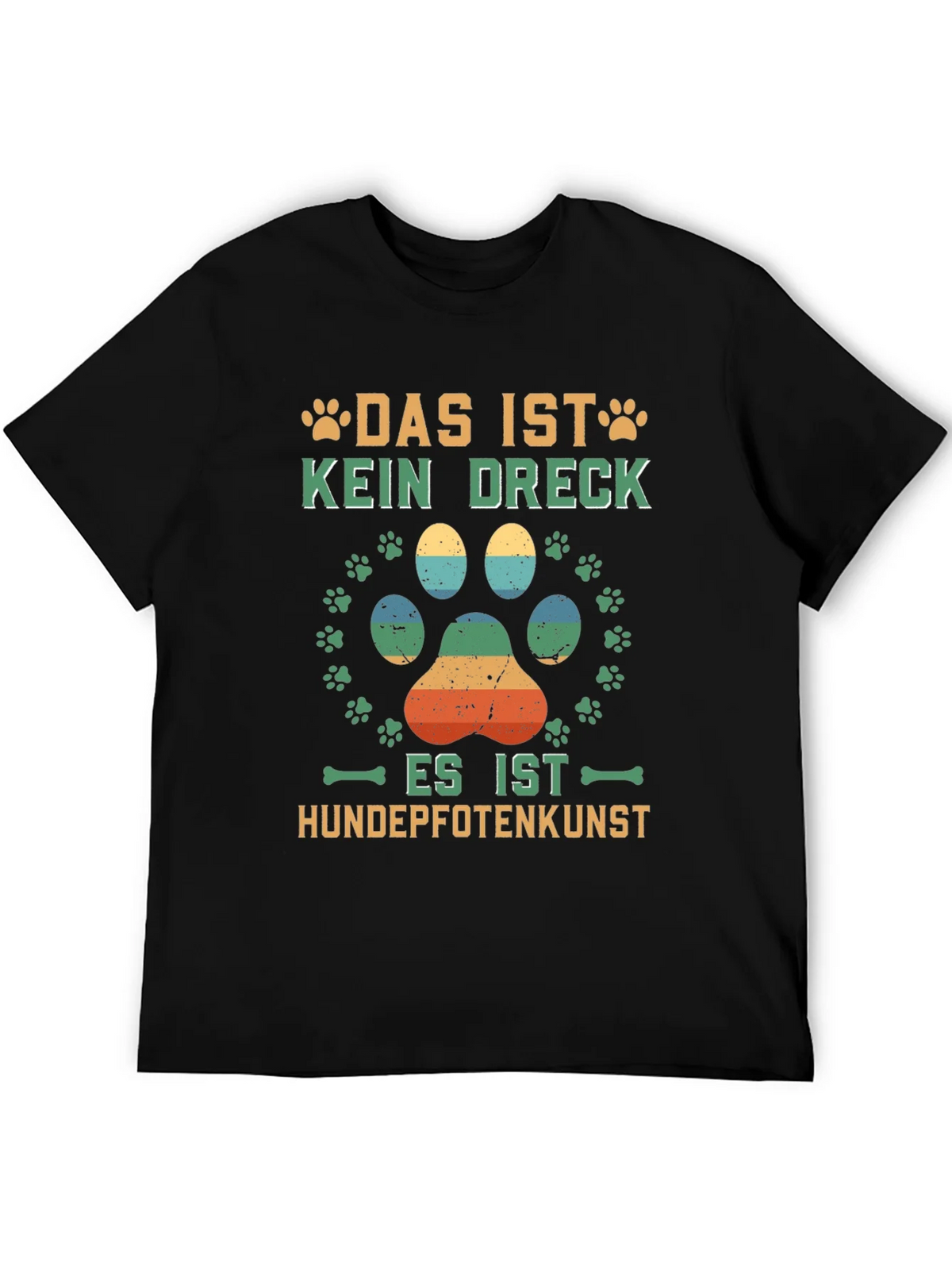 Dog Paw Print T-Shirt - Hundepfotenkunst product image 3