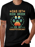 Dog Paw Print T-Shirt - Hundepfotenkunst product image 1