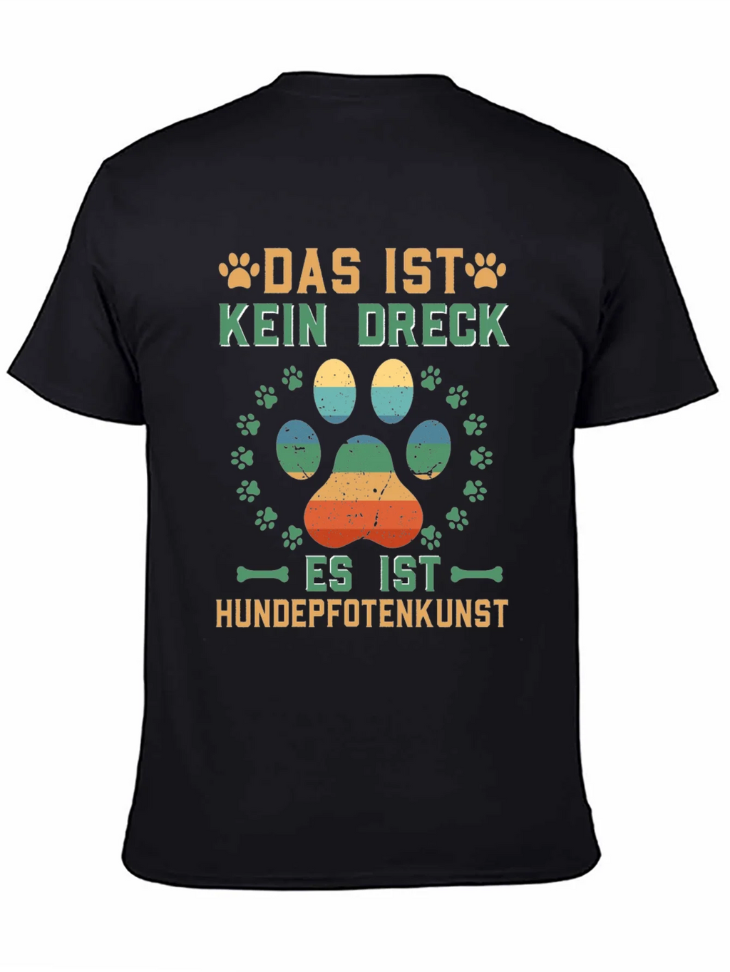 Dog Paw Print T-Shirt - Hundepfotenkunst product image 2