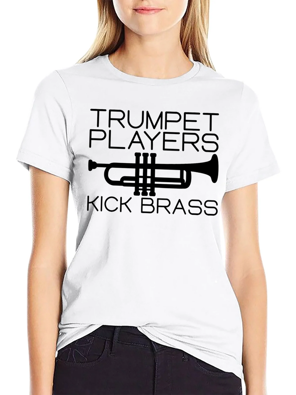 Trumpet Players Kick Brass Graphic Tee product image 8
