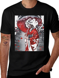 Japanese Geisha Art Graphic Tee product image 1