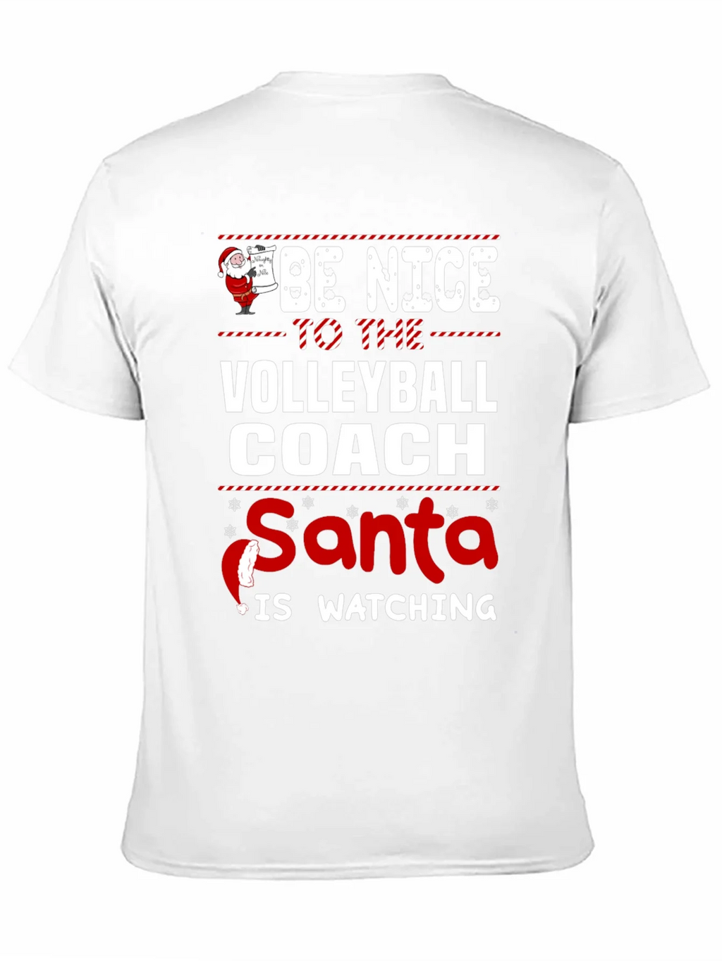 Funny Christmas Volleyball Coach T-Shirt product image 10