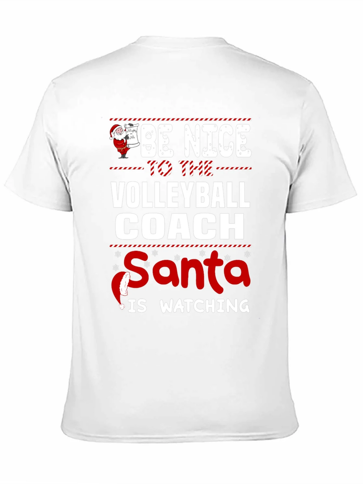 Funny Christmas Volleyball Coach T-Shirt product image 10