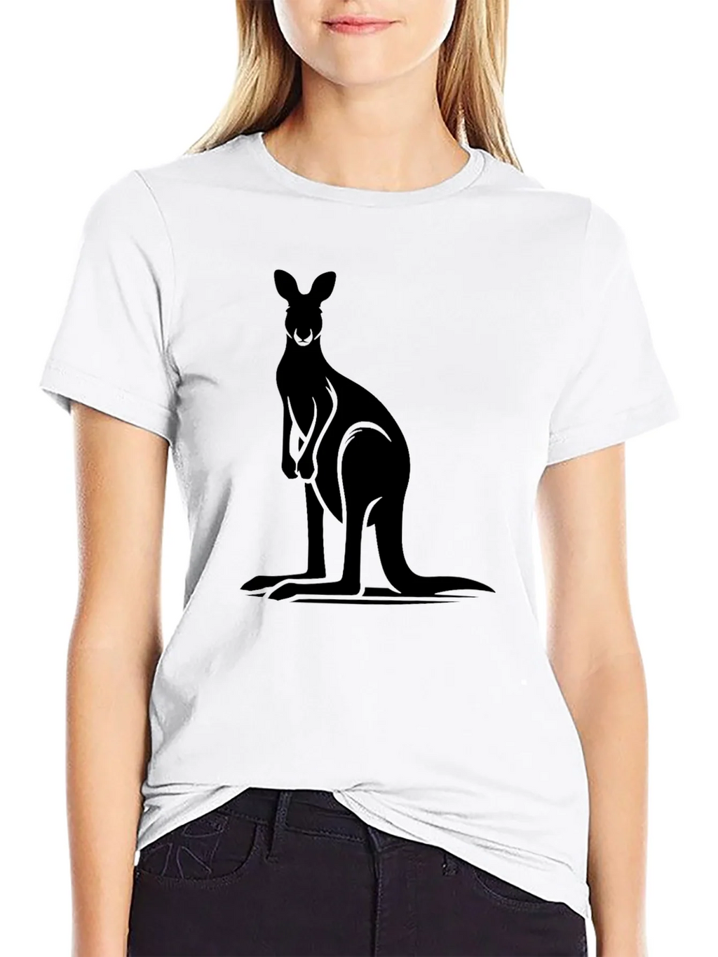 Black Kangaroo Graphic Tee product image 7