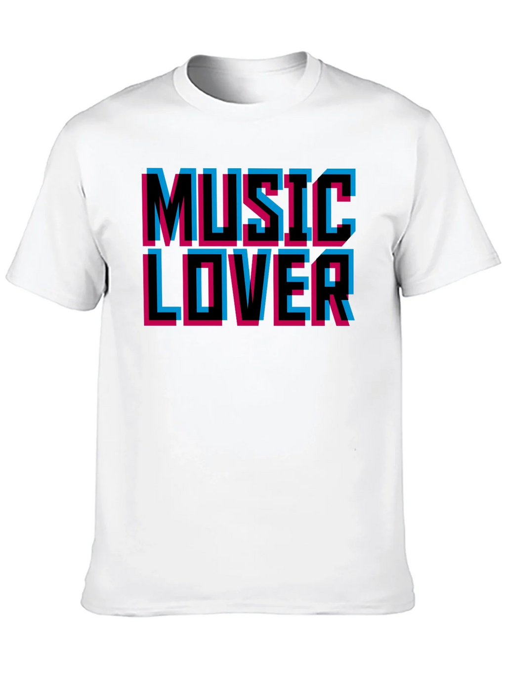 Music Lover Black Graphic T-Shirt product image 9