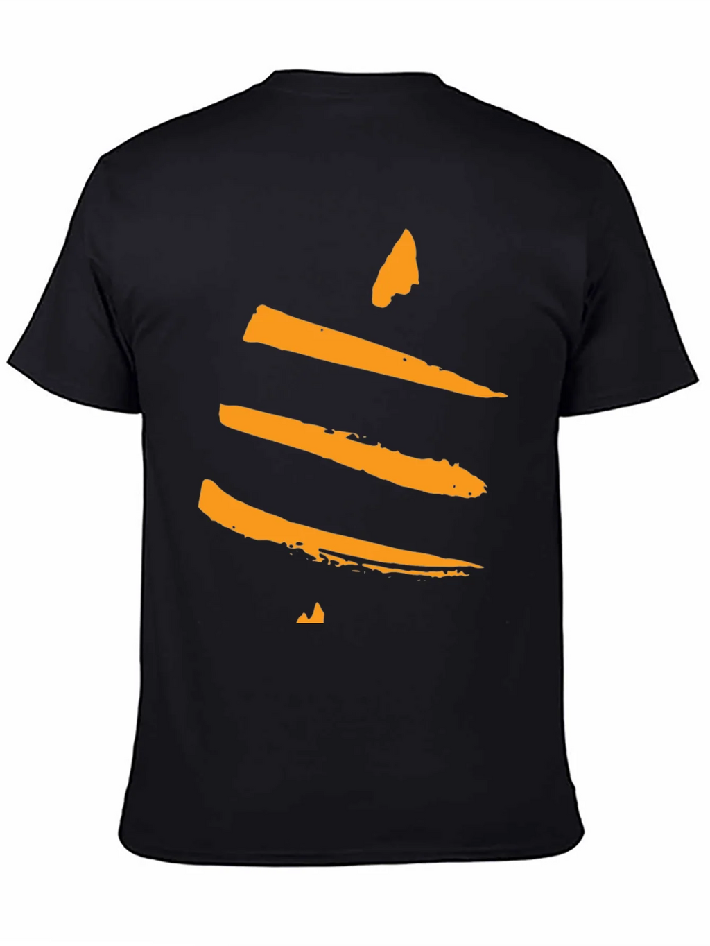 Modern Abstract Graphic Tee - Black product image 4
