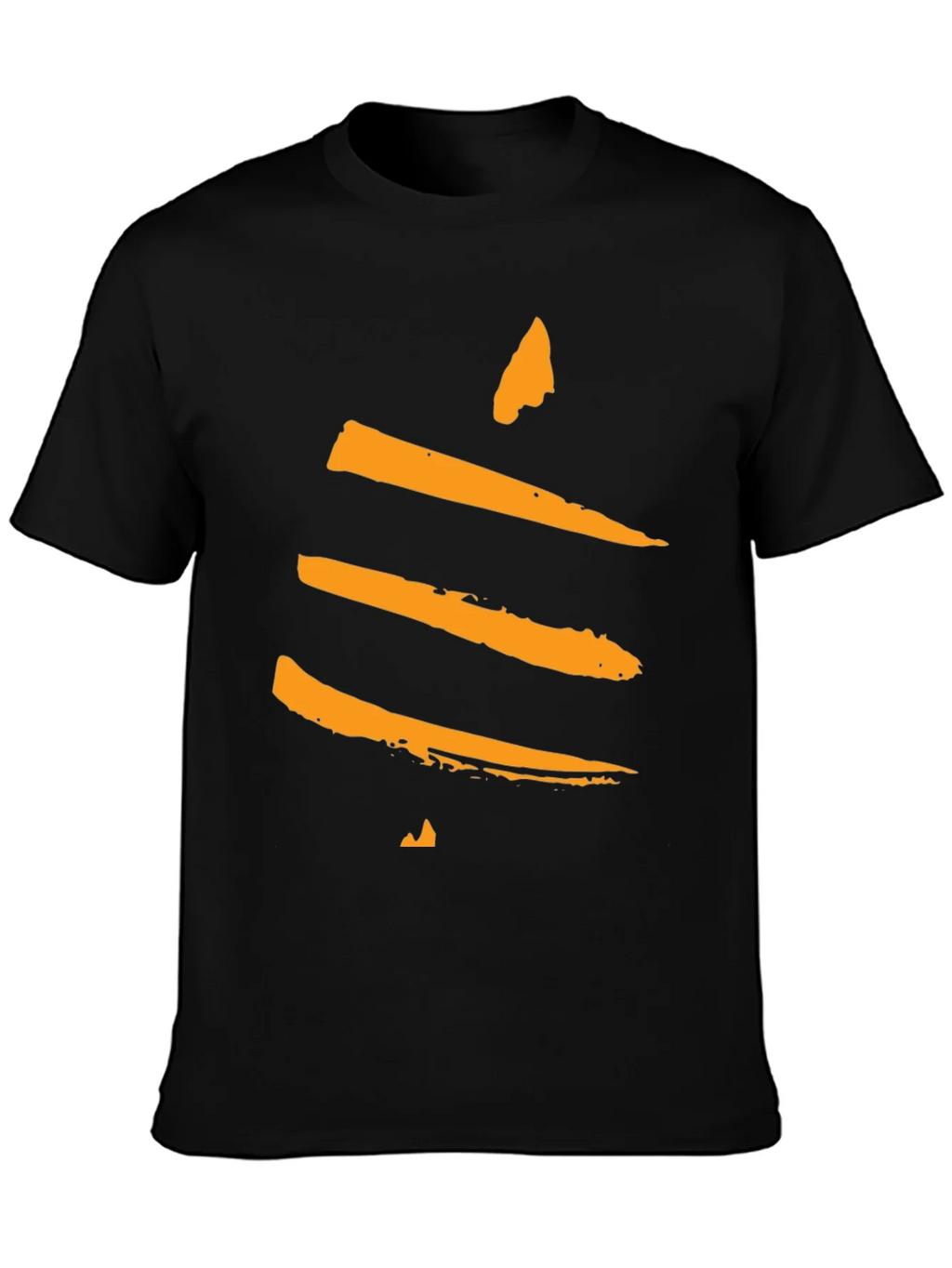 Modern Abstract Graphic Tee - Black product image 3