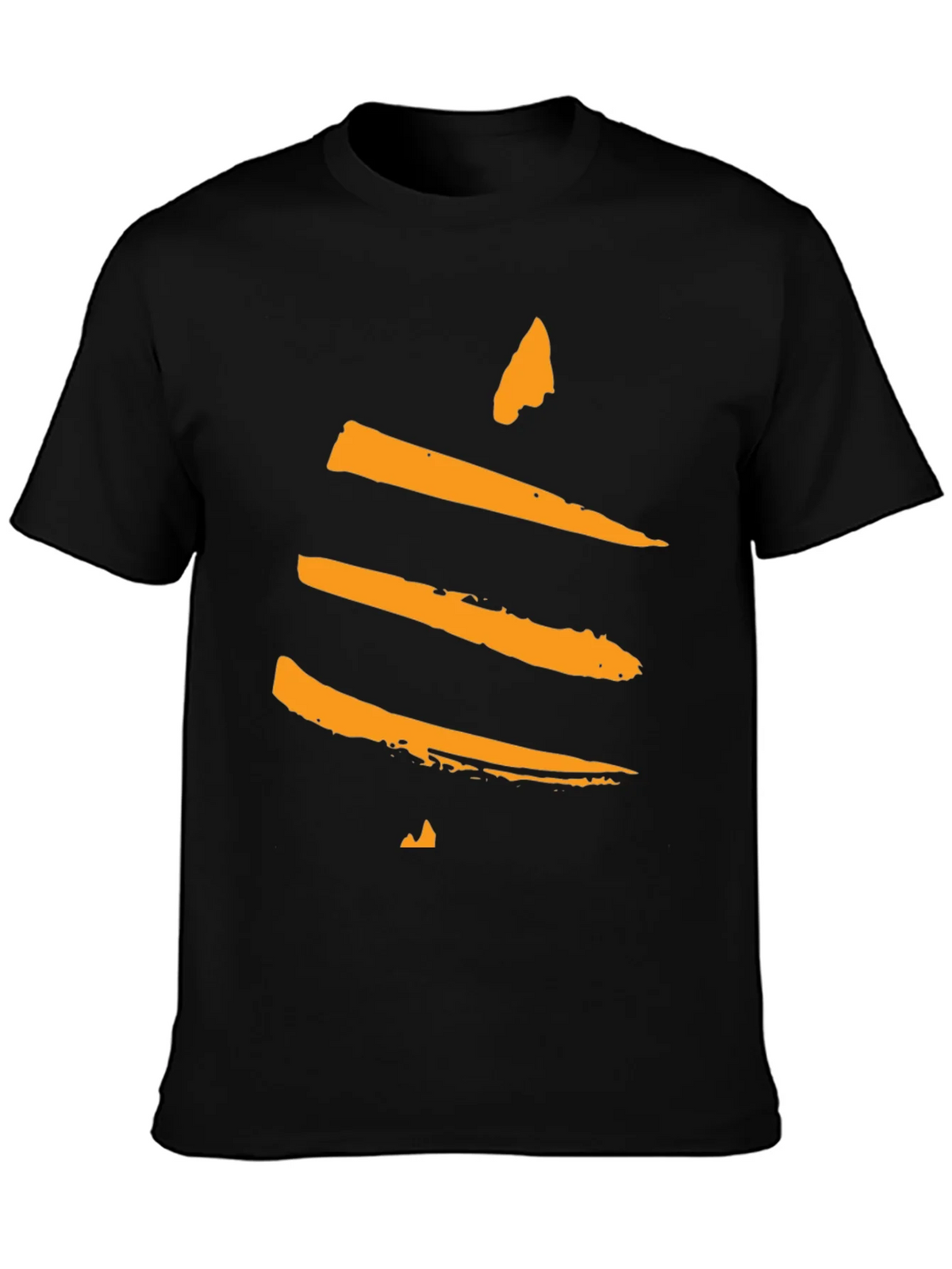 Modern Abstract Graphic Tee - Black product image 3