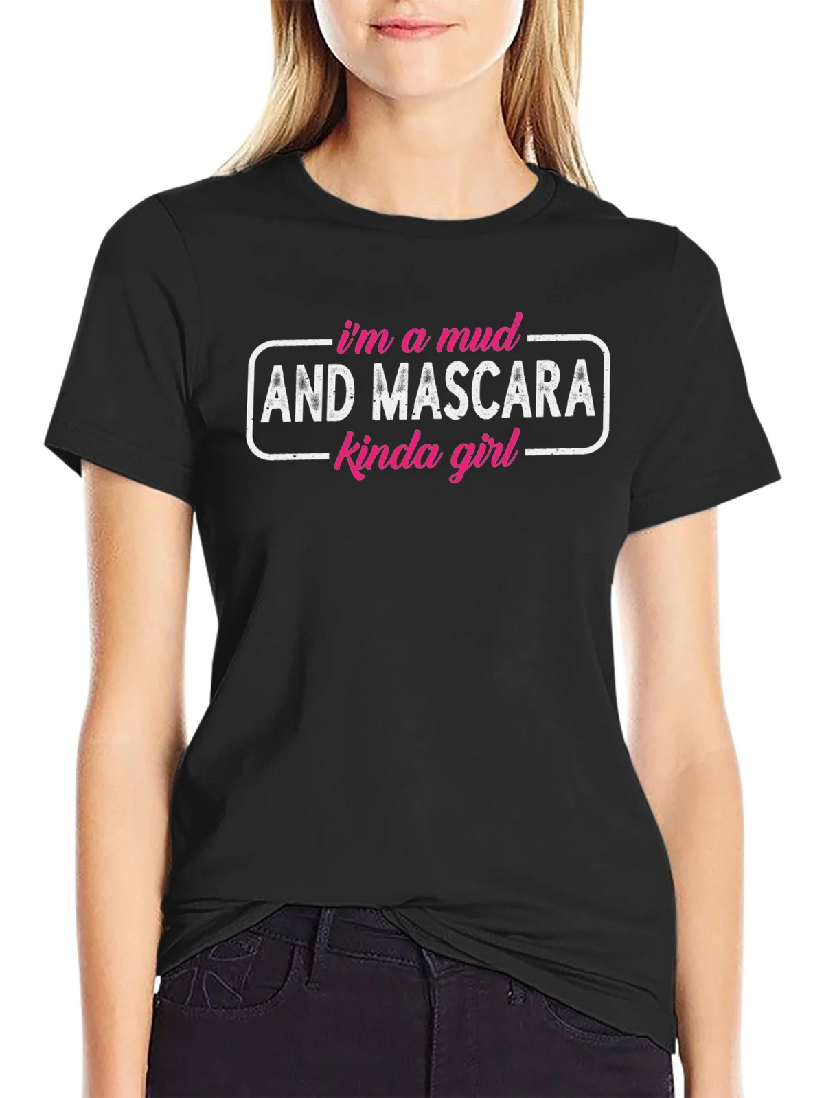 Mud & Mascara Kinda Girl Graphic Tee - Black Unisex T-Shirt product image 2