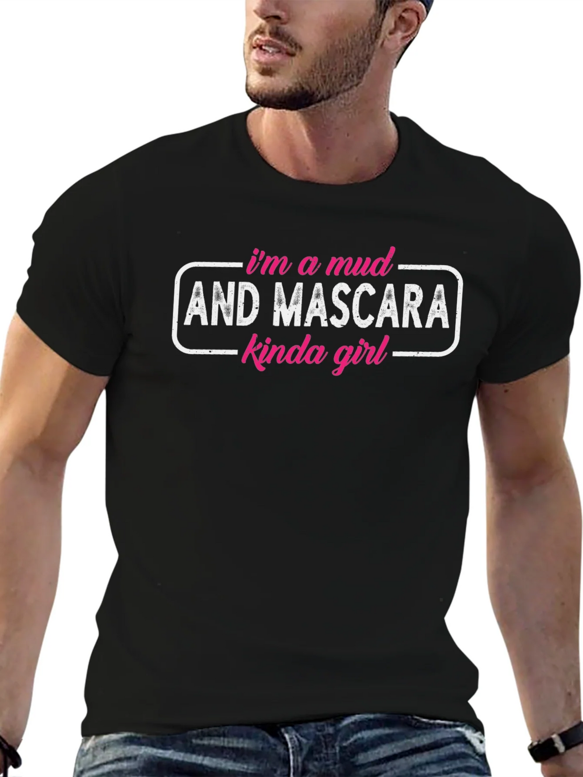 Mud & Mascara Kinda Girl Graphic Tee - Black Unisex T-Shirt product image 6