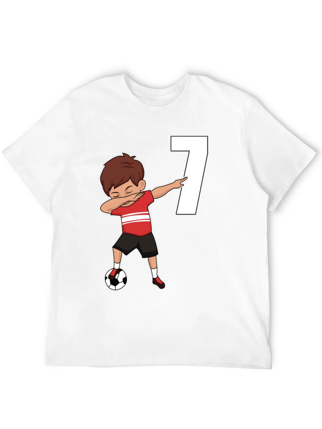 Soccer Birthday Boy Number 7 T-Shirt product image 11