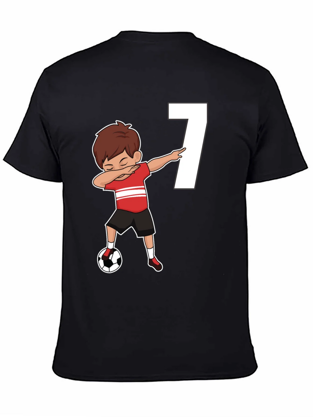 Soccer Birthday Boy Number 7 T-Shirt product image 4