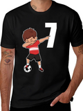 Soccer Birthday Boy Number 7 T-Shirt product image 1