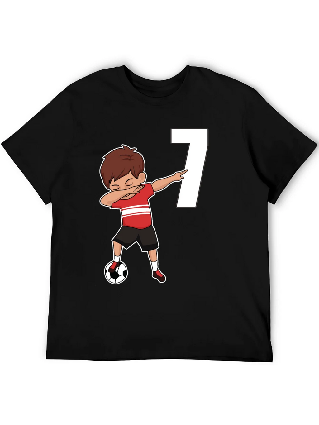 Soccer Birthday Boy Number 7 T-Shirt product image 5