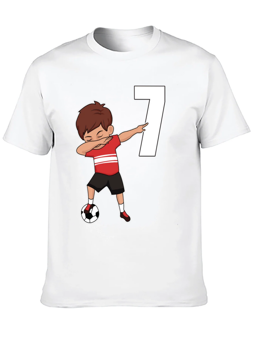 Soccer Birthday Boy Number 7 T-Shirt product image 9