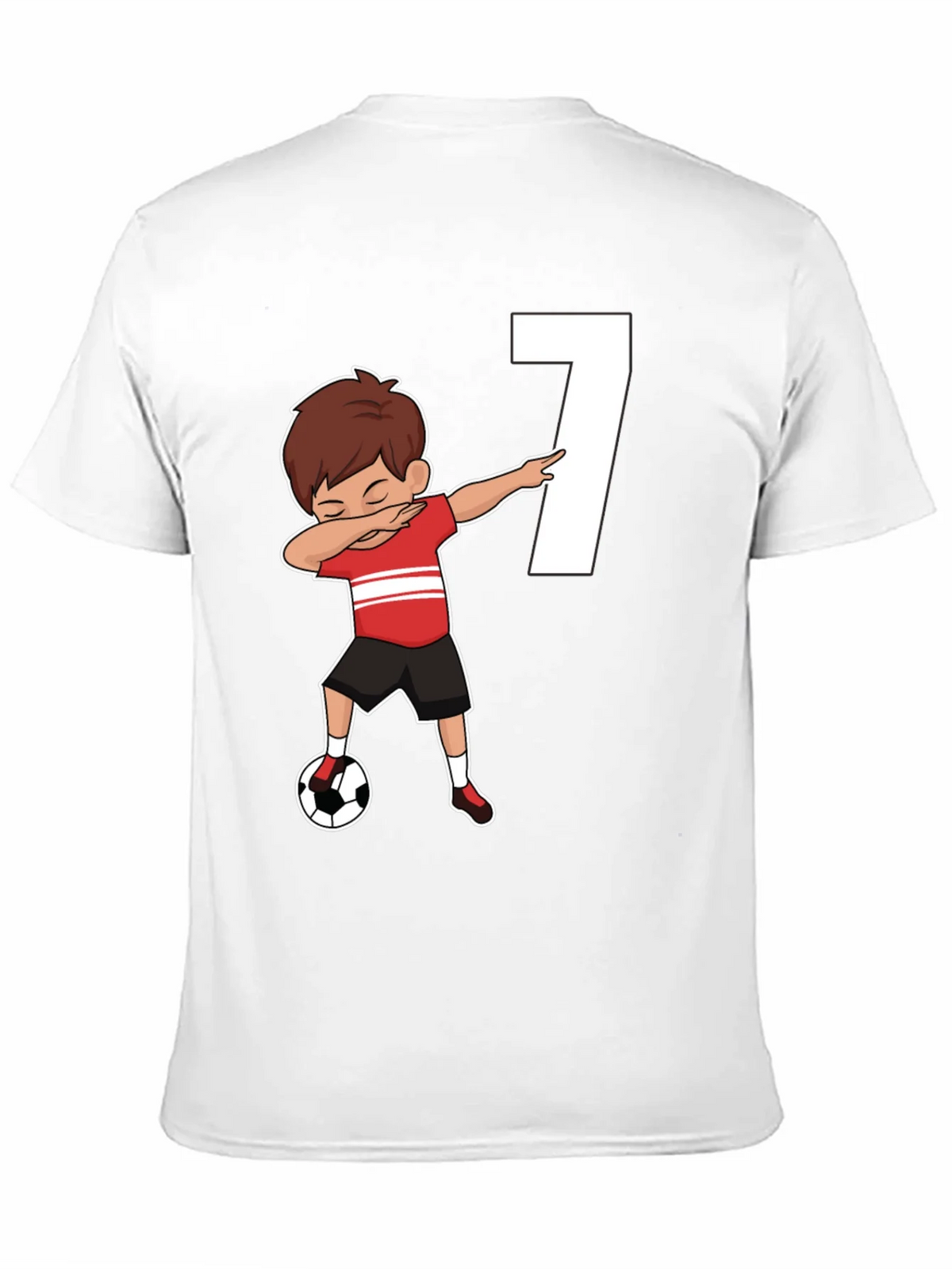 Soccer Birthday Boy Number 7 T-Shirt product image 10