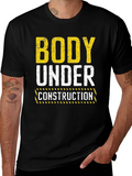 Body Under Construction Graphic T-Shirt - Black product image 1