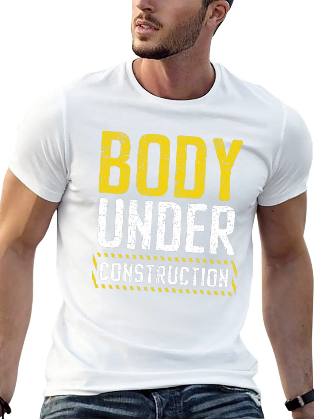 Body Under Construction Graphic T-Shirt - Black product image 10