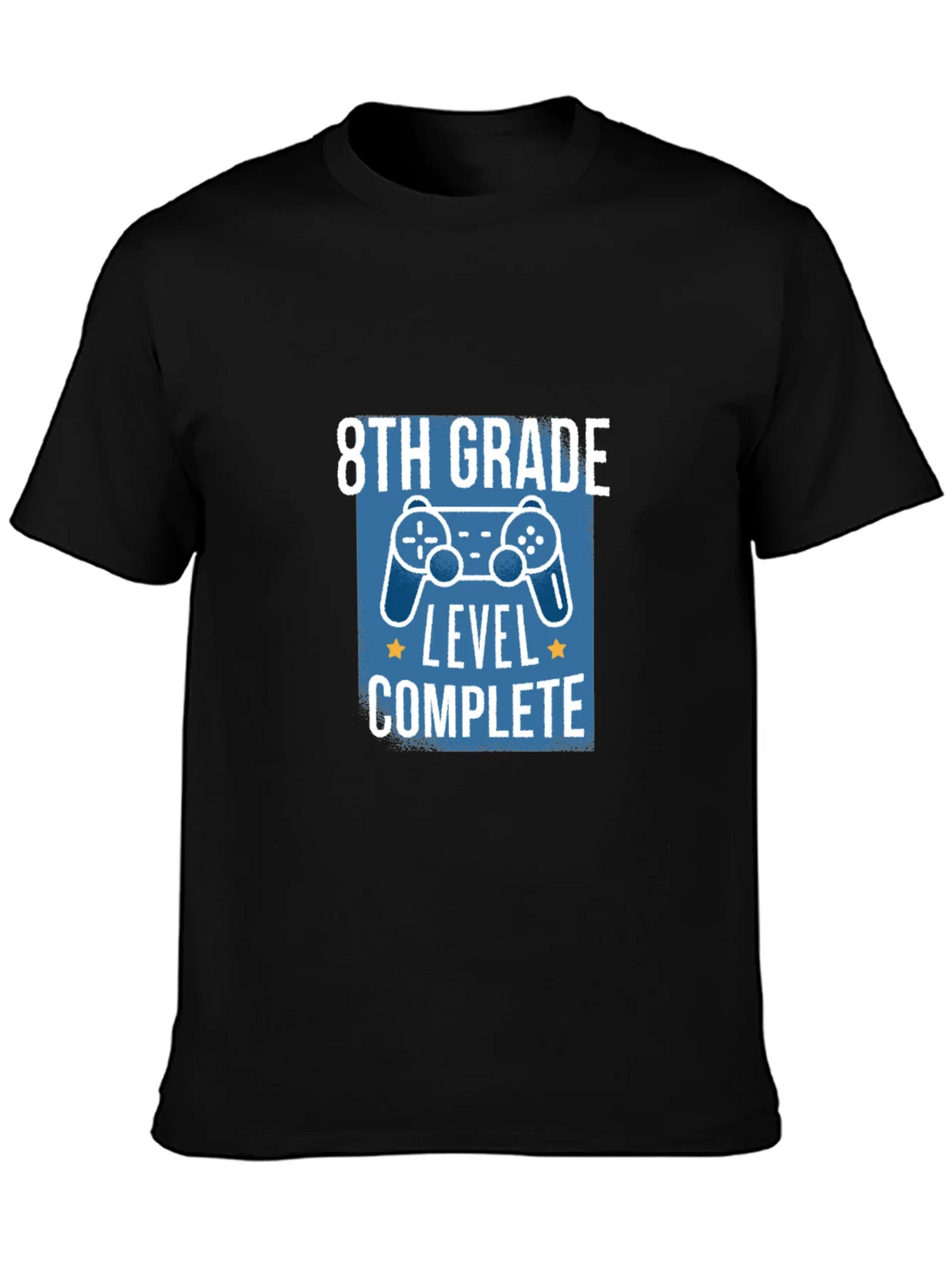 8th Grade Level Complete Black T-Shirt product image 3