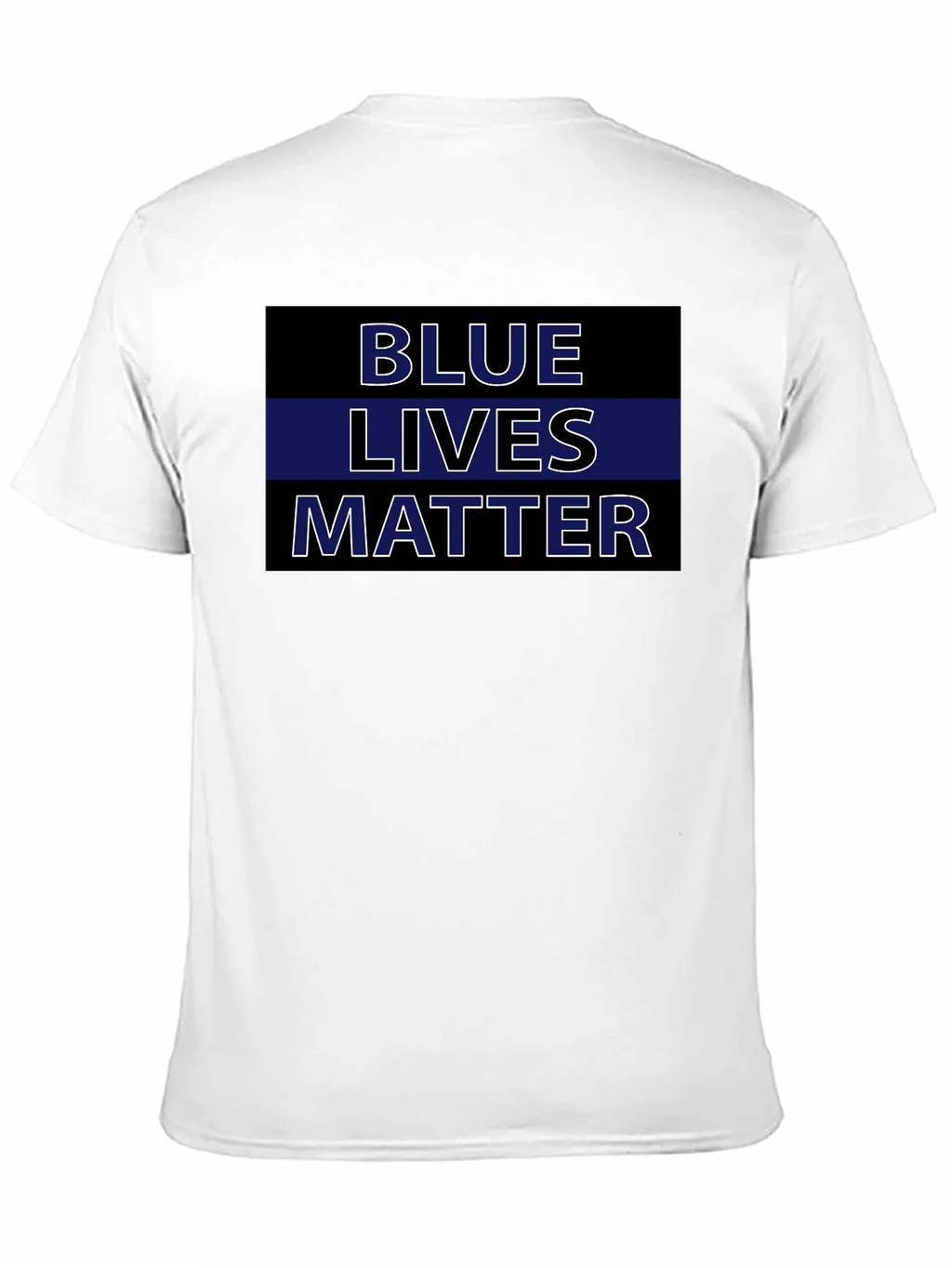 Blue Lives Matter T-Shirt - Black product image 10
