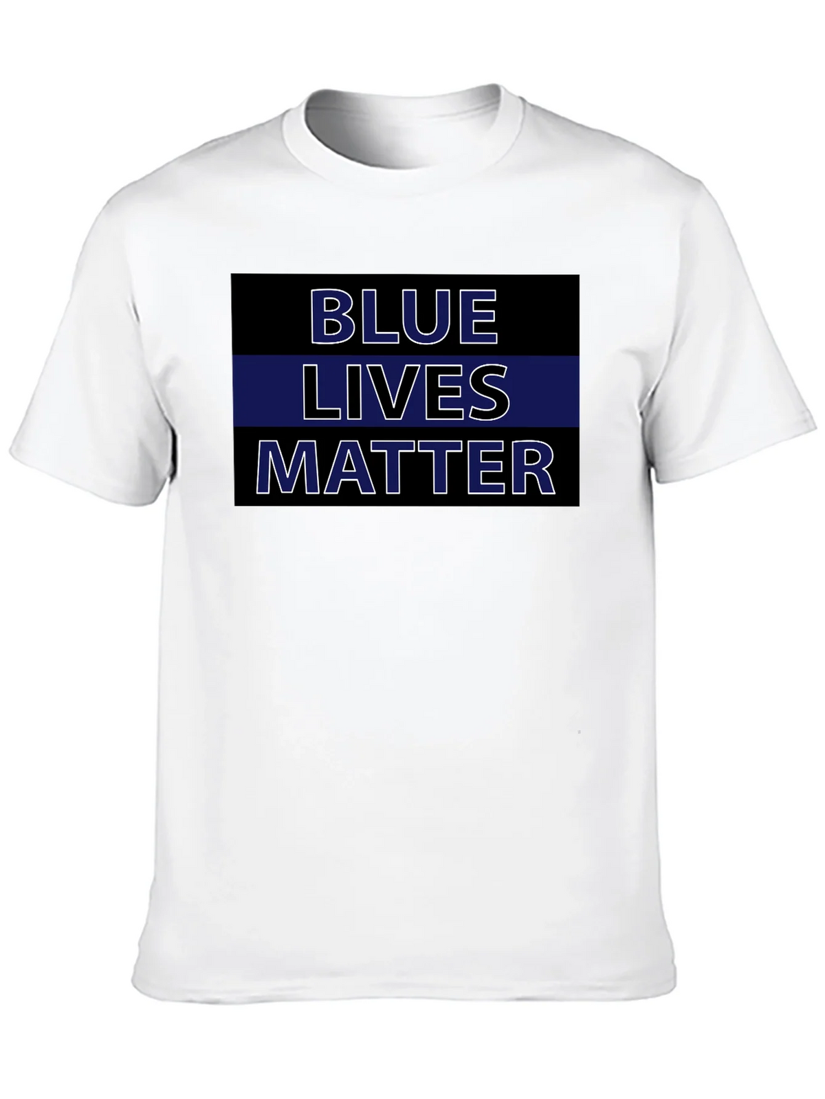 Blue Lives Matter T-Shirt - Black product image 9