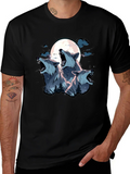 Three Wolf Moon Graphic Tee - Black product image 1