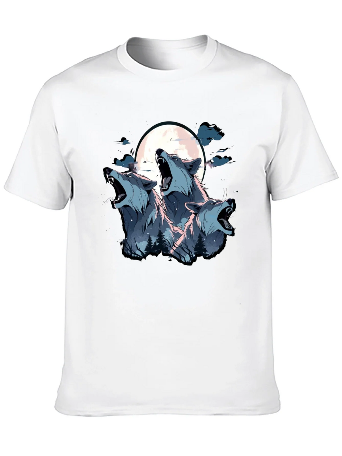 Three Wolf Moon Graphic Tee - Black product image 9