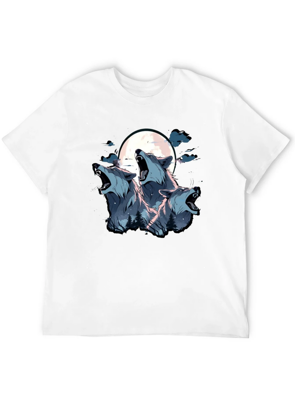 Three Wolf Moon Graphic Tee - Black product image 11