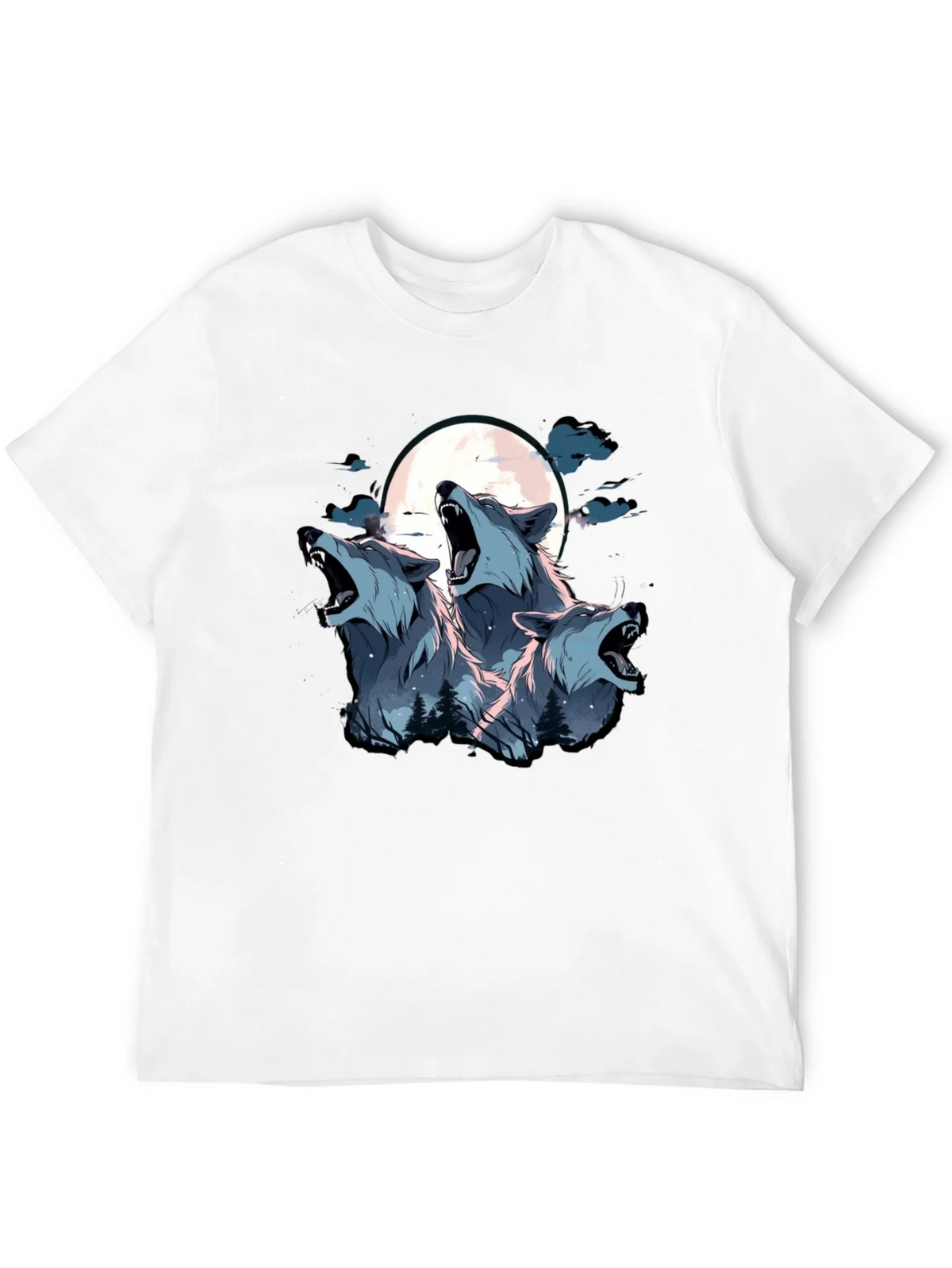 Three Wolf Moon Graphic Tee - Black product image 11