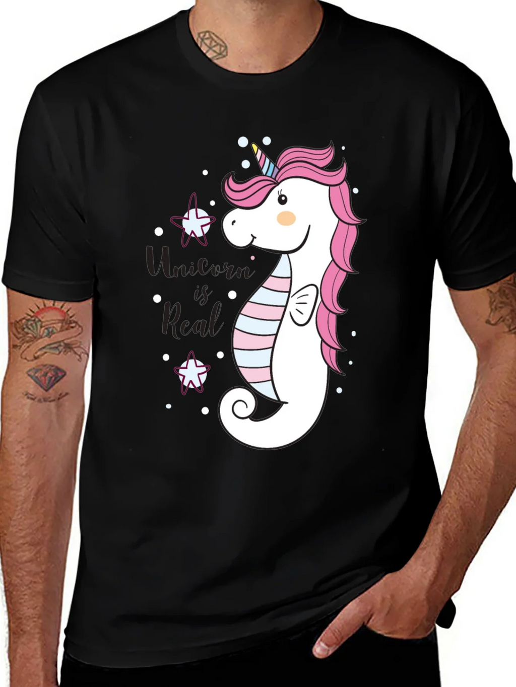 Unicorn Sea Horse T-Shirt product image 1