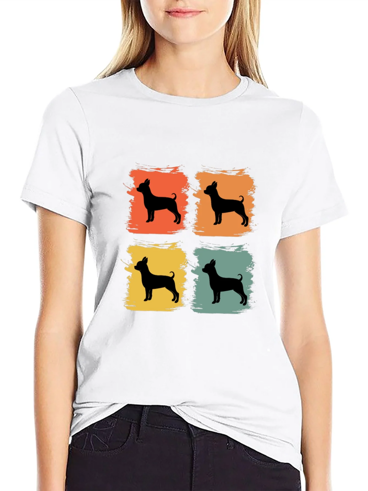 Retro Dog Silhouette T-Shirt - Vintage Style product image 8