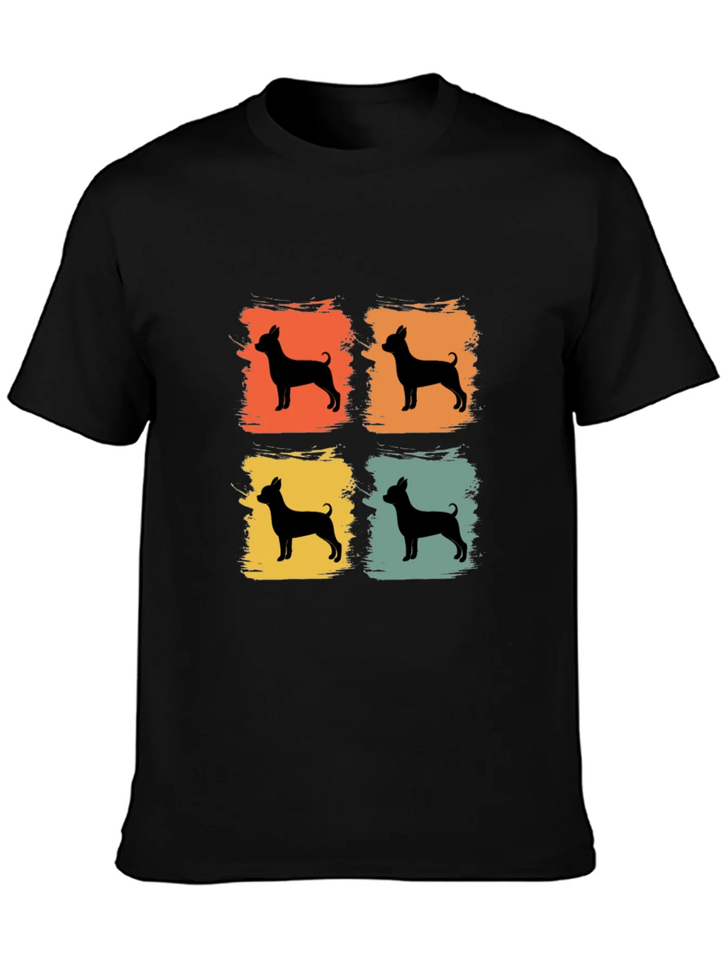 Retro Dog Silhouette T-Shirt - Vintage Style product image 3
