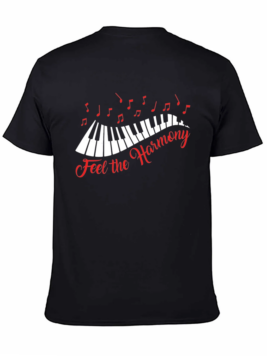 Feel the Harmony Black T-Shirt product image 4