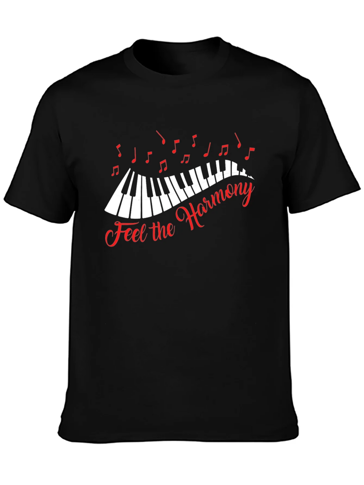 Feel the Harmony Black T-Shirt product image 3