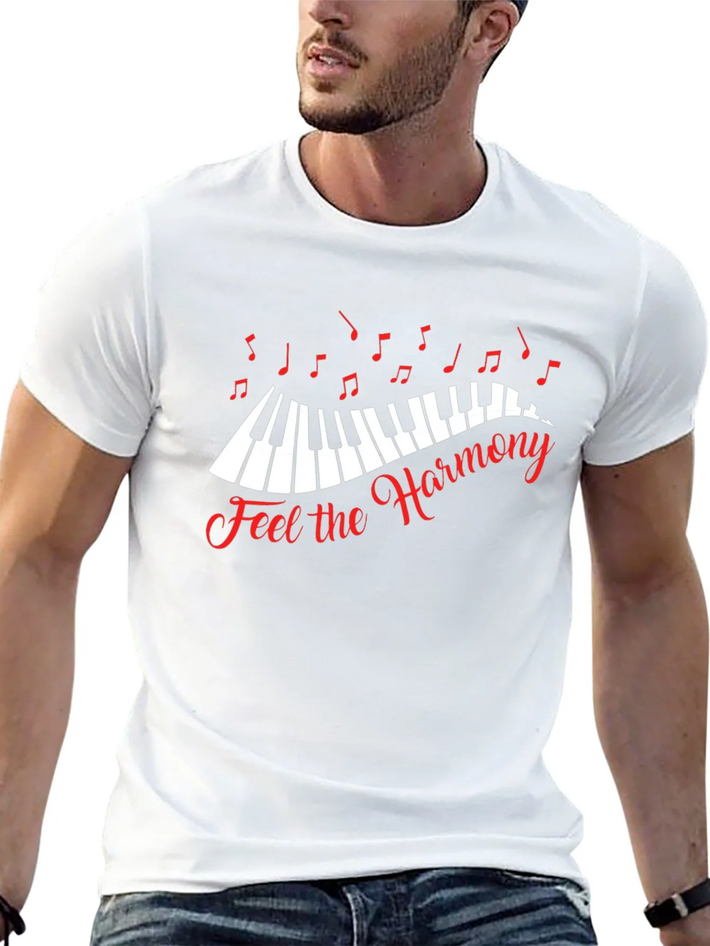 Feel the Harmony Black T-Shirt product image 12