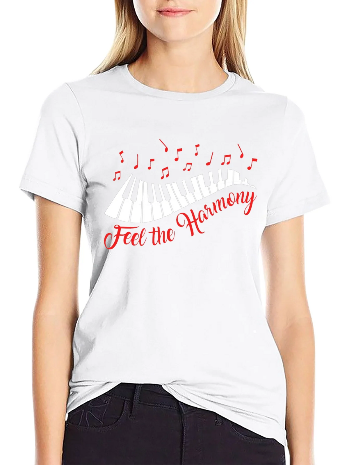 Feel the Harmony Black T-Shirt product image 8