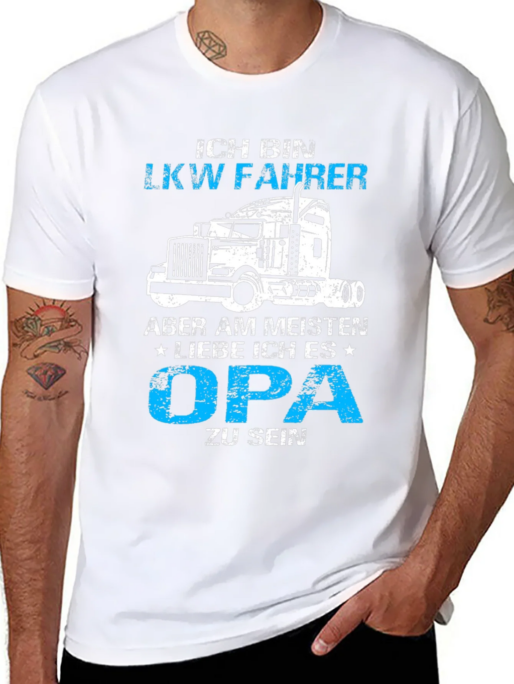 Ich Bin LKW Fahrer Opa T-Shirt - Truck Driver Grandfather product image 7