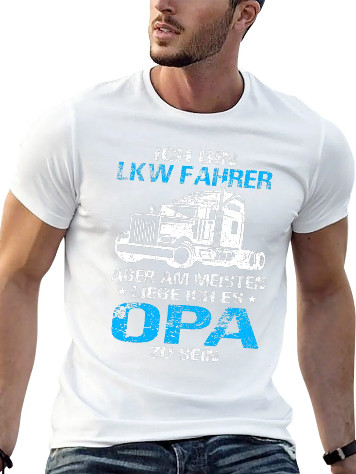 Ich Bin LKW Fahrer Opa T-Shirt - Truck Driver Grandfather product image 12