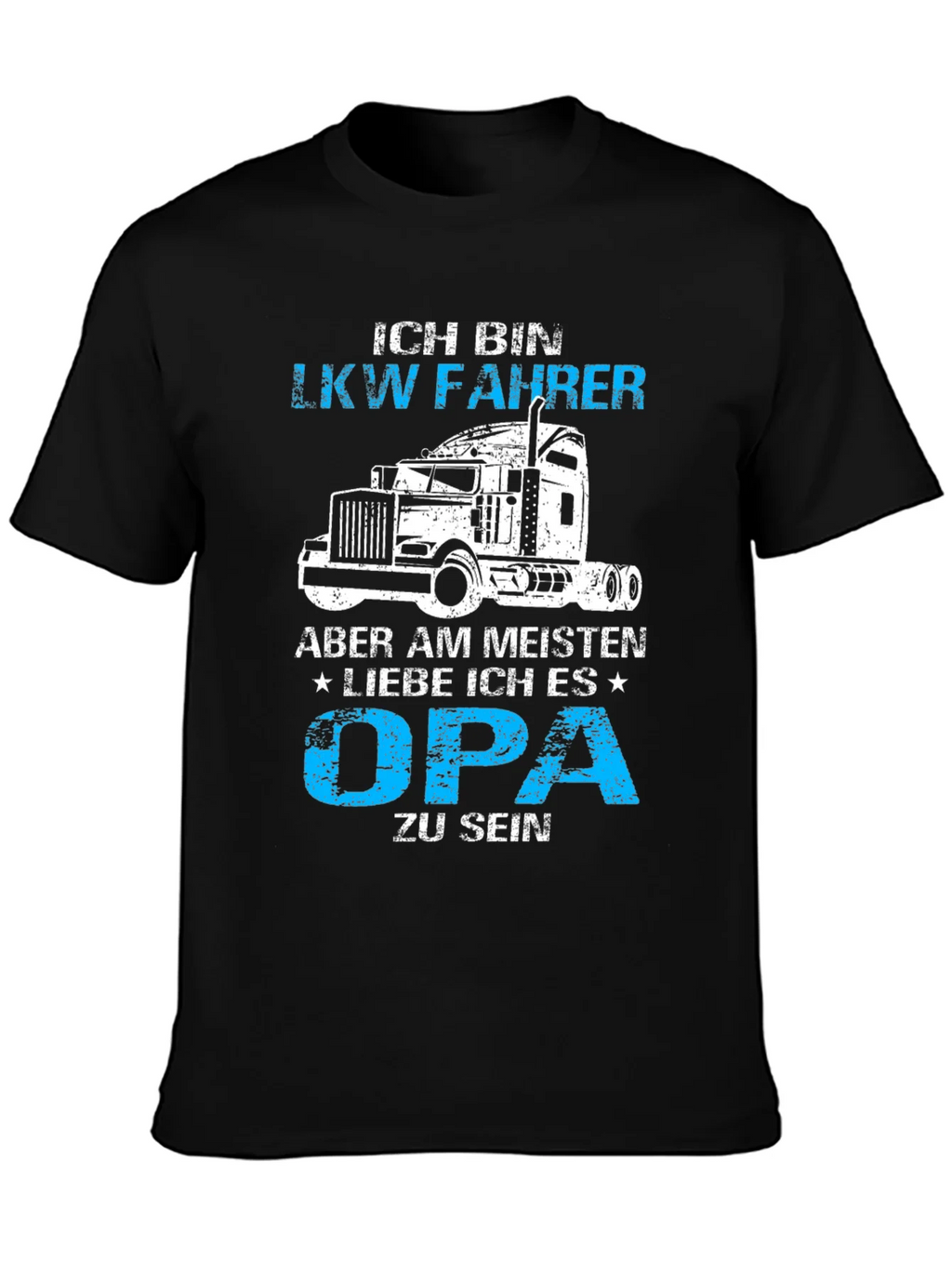 Ich Bin LKW Fahrer Opa T-Shirt - Truck Driver Grandfather product image 3