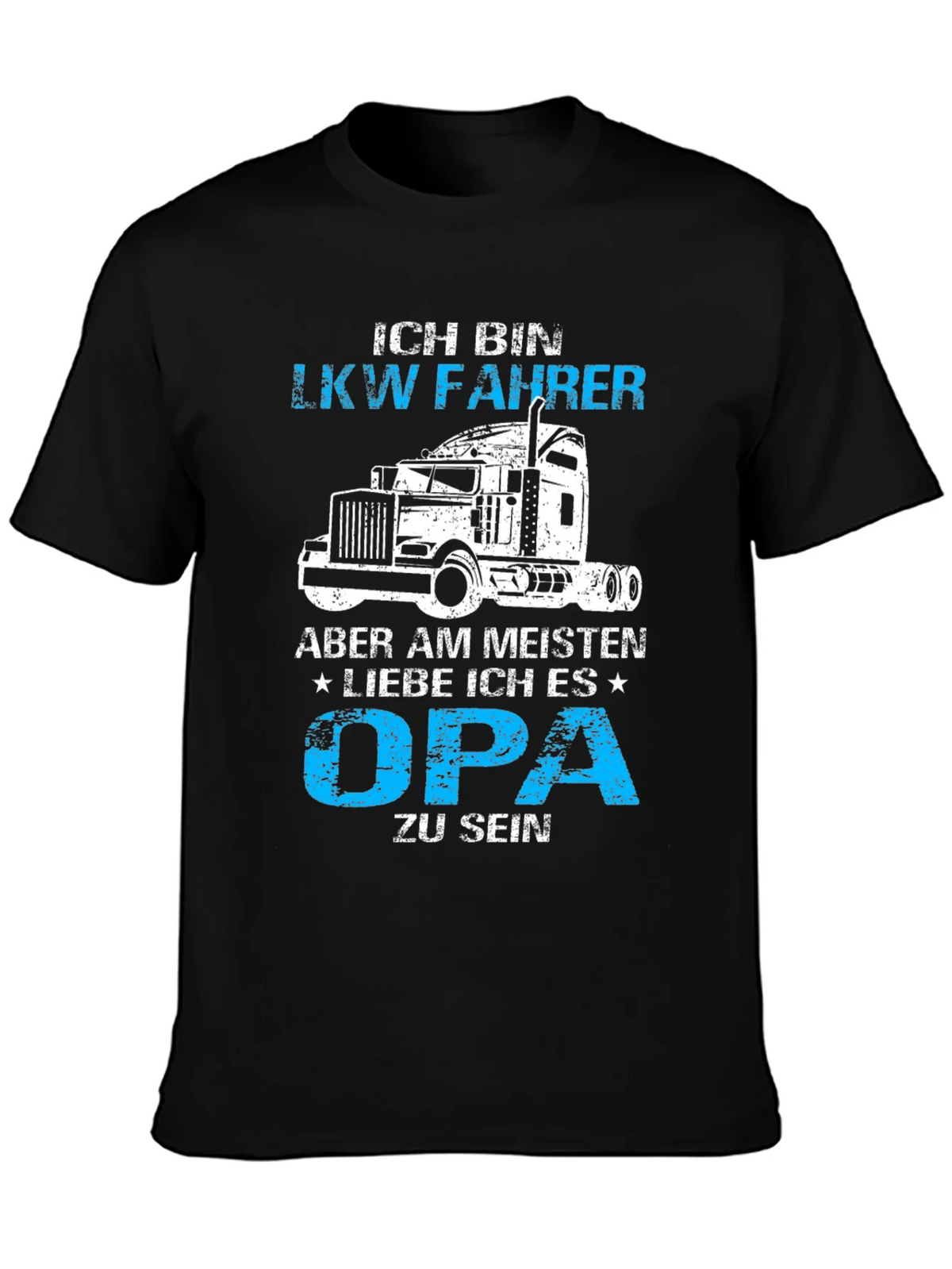 Ich Bin LKW Fahrer Opa T-Shirt - Truck Driver Grandfather product image 3
