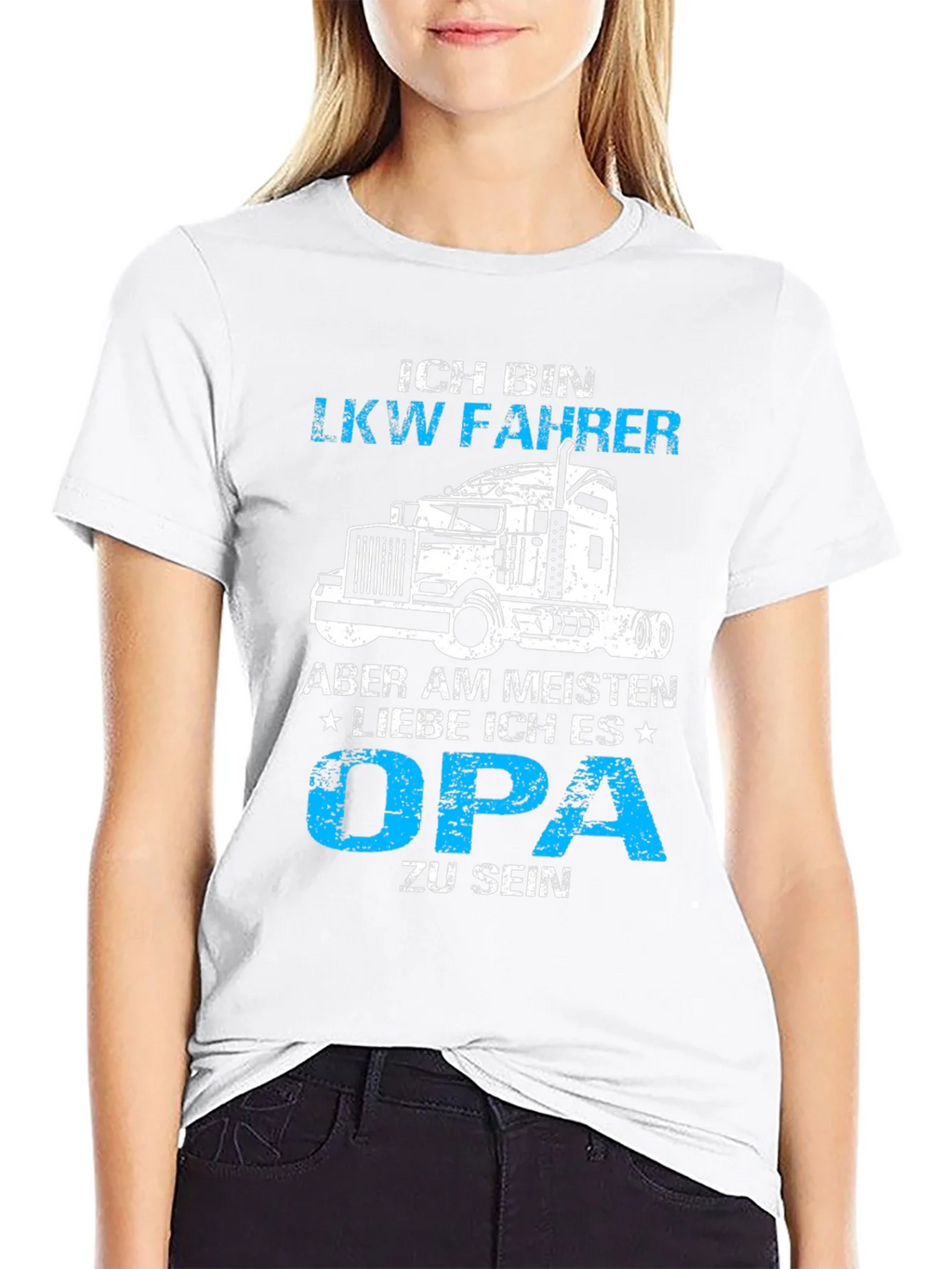 Ich Bin LKW Fahrer Opa T-Shirt - Truck Driver Grandfather product image 8